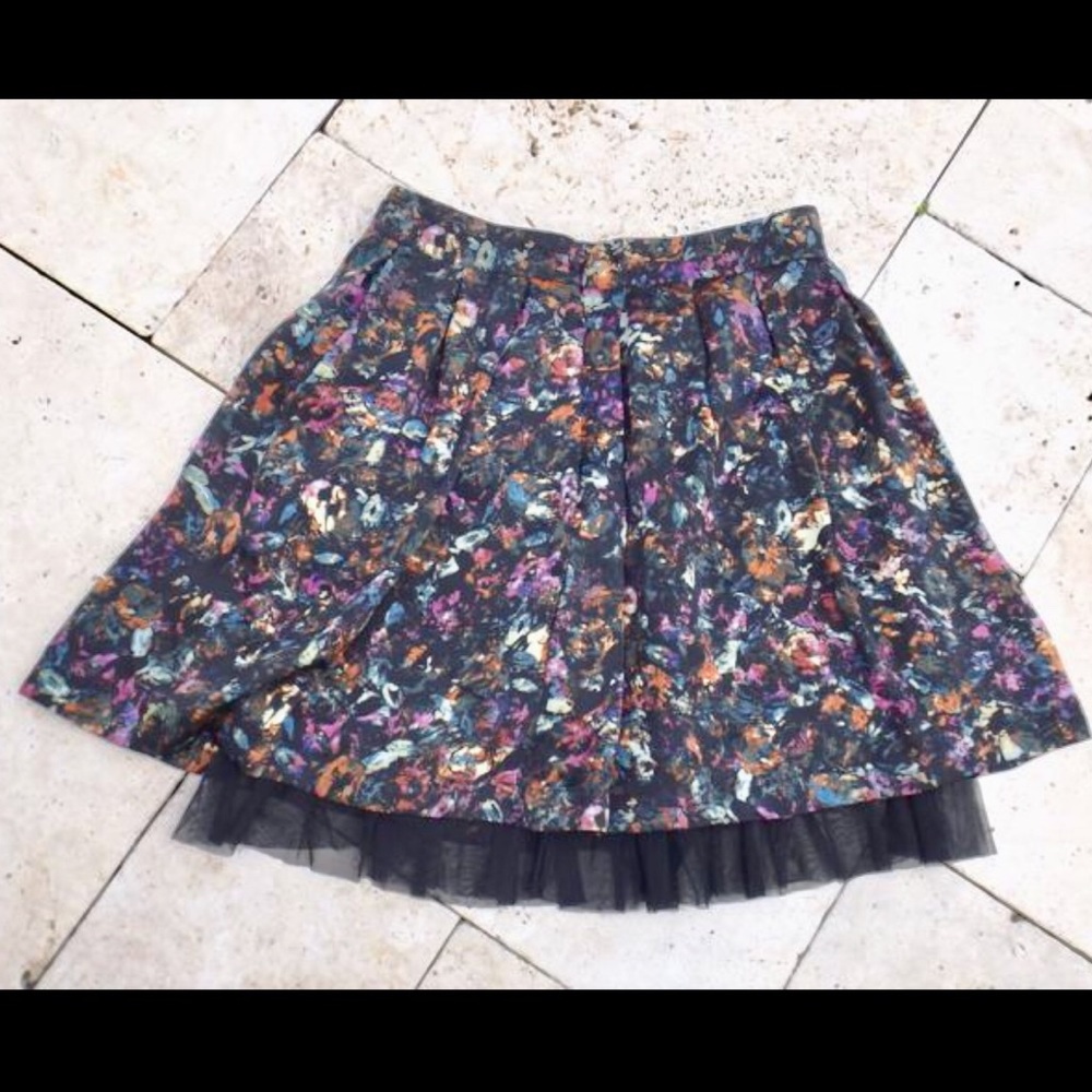 Jack high waisted short floral skirt - Size 6